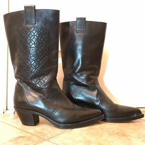Chanel Leather Boots